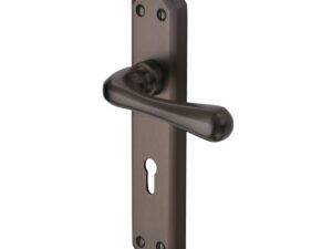 Heritage Brass Charlbury Matt Bronze Door Handles - (Sold In Pairs)