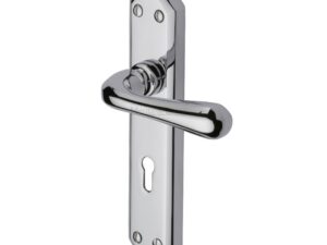 Heritage Brass Charlbury Polished Chrome Door Handles(Sold In Pairs)