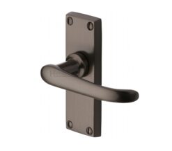 Heritage Brass Windsor Matt Bronze Door Handles (Sold In Pairs)