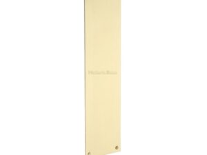 Heritage Brass Flat Fingerplate (305Mm X 76Mm), Satin Brass Finish