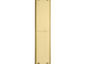 Heritage Brass Raised Fingerplate (282Mm X 63Mm), Satin Brass Finish