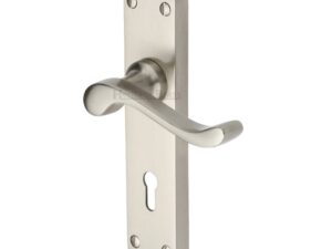 Heritage Brass Bedford Satin Nickel Door Handles(Sold In Pairs)