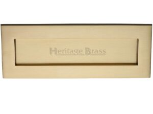 Heritage Brass Letter Plate (Various Sizes), Satin Brass