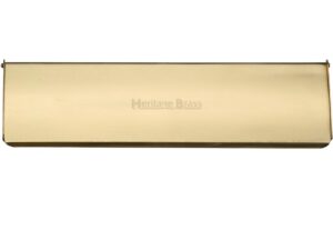 Heritage Brass Small Interior Letter Flap (280Mm X 83Mm), Polished Brass