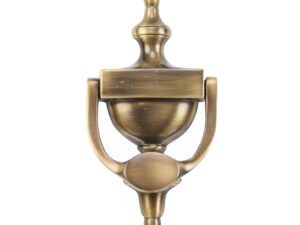 Heritage Brass Urn Door Knocker (Small Or Large), Antique Brass