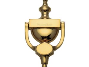 Heritage Brass Urn Door Knocker (Small Or Large), Polished Brass