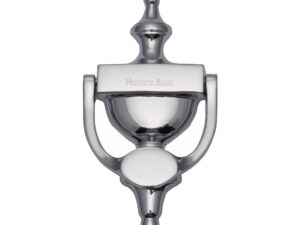 Heritage Brass Urn Door Knocker (Small Or Large), Polished Chrome