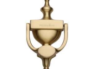 Heritage Brass Urn Door Knocker (Small Or Large), Satin Brass