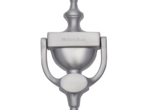 Heritage Brass Urn Door Knocker (Small Or Large), Satin Chrome