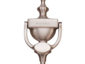 Heritage Brass Urn Door Knocker (Small Or Large), Satin Nickel