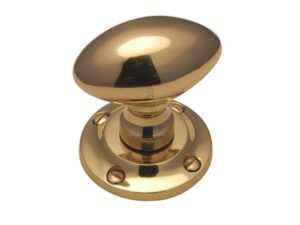 Heritage Brass Suffolk Mortice Door Knobs, Polished Brass (Sold In Pairs)