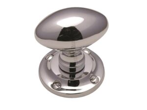 Heritage Brass Suffolk Mortice Door Knobs, Polished Chrome (Sold In Pairs)