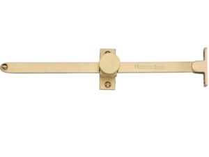 Heritage Brass Sliding Design Casement Stay (10" - 254Mm), Satin Brass -