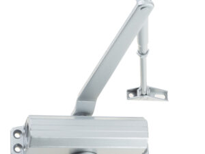 Zoo Hardware, Fixed Power Size 3 Overhead Door Closer, Silver