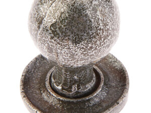 Jedo Collection Valley Forge Round Cabinet Knob (27Mm X 39Mm), Pewter Patina