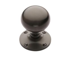 Heritage Brass Westminster Mortice Door Knobs, Matt Bronze (Sold In Pairs)