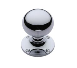 Heritage Brass Westminster Mortice Door Knobs, Polished Chrome (Sold In Pairs)