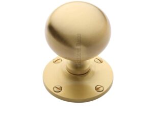 Heritage Brass Westminster Mortice Door Knobs, Satin Brass (Sold In Pairs)