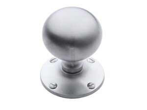 Heritage Brass Westminster Mortice Door Knobs, Satin Chrome (Sold In Pairs)