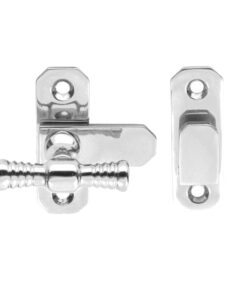 Fingertip T Handle Window Fasteners, Polished Chrome