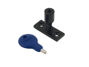 Locking Casement Stay Pin, Powder Coated Black