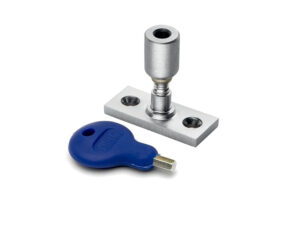 Locking Casement Stay Pin, Satin Chrome