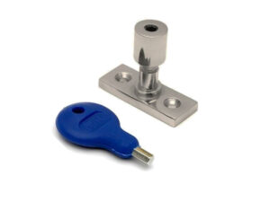 Locking Casement Stay Pin, Satin Nickel