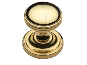 Heritage Brass Whitehall Mortice Door Knobs, Polished Brass (Sold In Pairs)