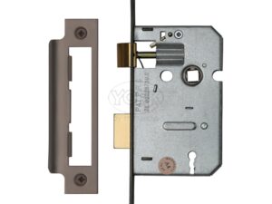 Heritage Brass 3 Lever Sash Locks (Bolt Through), Matt Bronze -