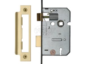 Heritage Brass 3 Lever Sash Locks (Bolt Through), Satin Brass -