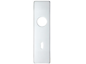 Zoo Hardware Architectural Aluminium Short Cover Plates, Satin Aluminium (Sold In Pairs)