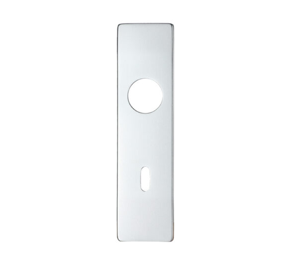 Zoo Hardware Architectural Aluminium Short Cover Plates, Satin Aluminium (Sold In Pairs)