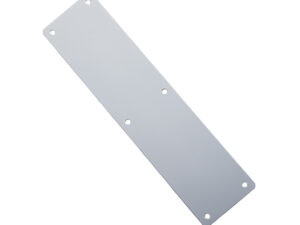 Zoo Hardware Architectural Aluminium Finger Plates (75Mm - 300Mm To 650Mm, Satin Aluminium