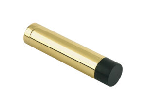 Zoo Hardware Cylinder Door Stop Without Rose (70Mm), Polished Brass