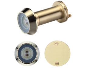 Zoo Hardware Door Viewers With Glass Lens (19Mm Diameter), Polished Brass