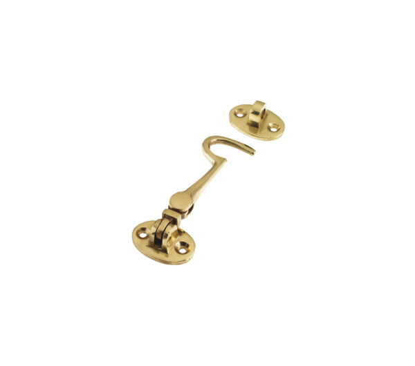 Zoo Hardware Cabin Hooks (75Mm - 300Mm), Polished Brass