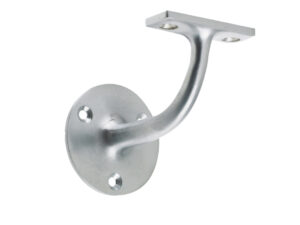 Zoo Hardware Heavyweight Handrail Bracket, Satin Chrome