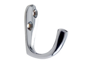 Zoo Hardware Single Robe Hook, Polished Chrome