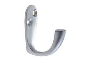 Zoo Hardware Single Robe Hook, Satin Chrome