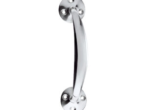 Zoo Hardware Victorian Bow Handle, Polished Chrome