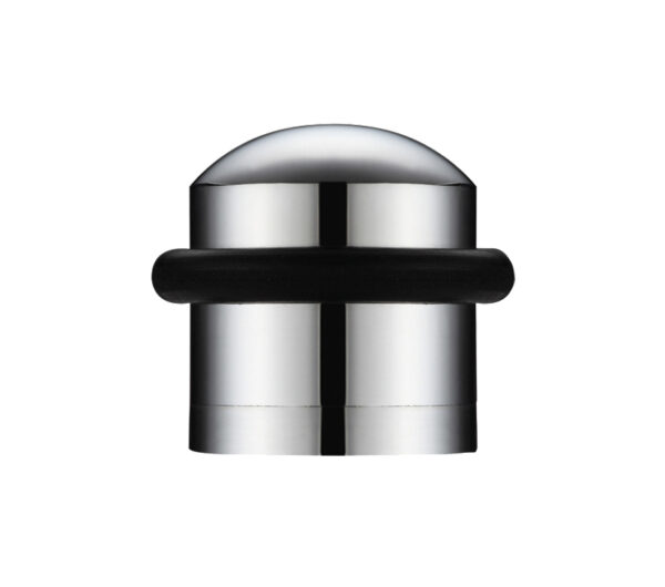 Zoo Hardware Domed Floor Mounted Door Stop, Polished Chrome