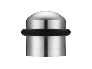 Zoo Hardware Domed Floor Mounted Door Stop, Satin Chrome