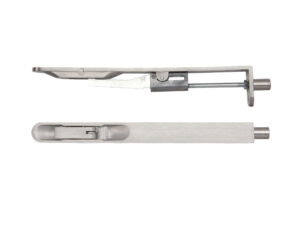 Zoo Hardware Zas Radius Profile Lever Action Flush Bolts (Various Sizes), Satin Stainless Steel