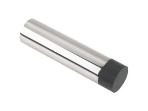 Zoo Hardware Zas Cylinder Door Stop Without Rose (75Mm Length - 19Mm Diameter), Polished Stainless Steel