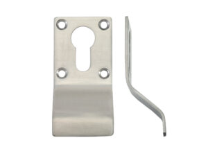 Zoo Hardware Zas Cylinder Latch Pull Euro Profile (88Mm X 43Mm), Satin Stainless Steel