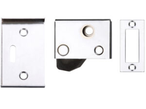 Zoo Hardware Zas Hush Latch (64Mm X 40Mm), Powder Coated White