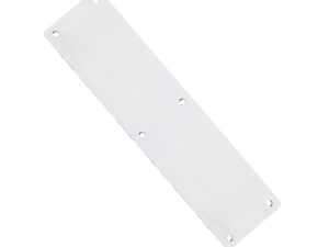 Zoo Hardware Zas Radius Finger Plates (Various Sizes), Polished Stainless Steel