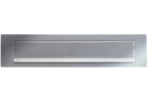 Zoo Hardware Zas Letter Plate (340Mm X 76Mm), Satin Stainless Steel