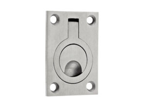 Zoo Hardware Zas Flush Ring Pulls (44Mm X 62Mm Or 38Mm X 48Mm), Satin Stainless Steel