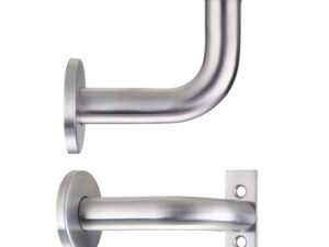 Zoo Hardware Zas Handrail Bracket, Satin Stainless Steel